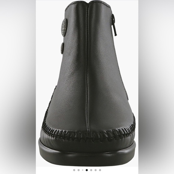 SAS jade Black Leather boots main image 10